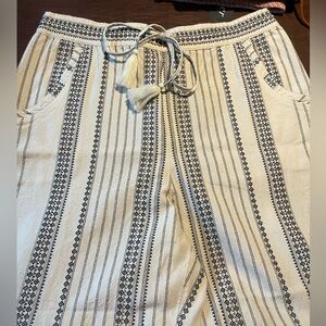 Anthropologie wide leg trousers